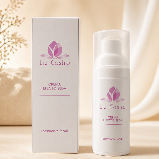 Crema efecto seda reafirmante facial